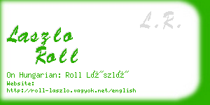 laszlo roll business card